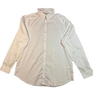GUESS Men’s Dress Shirt White Slim Fit Long Sleeve Button Down NWT